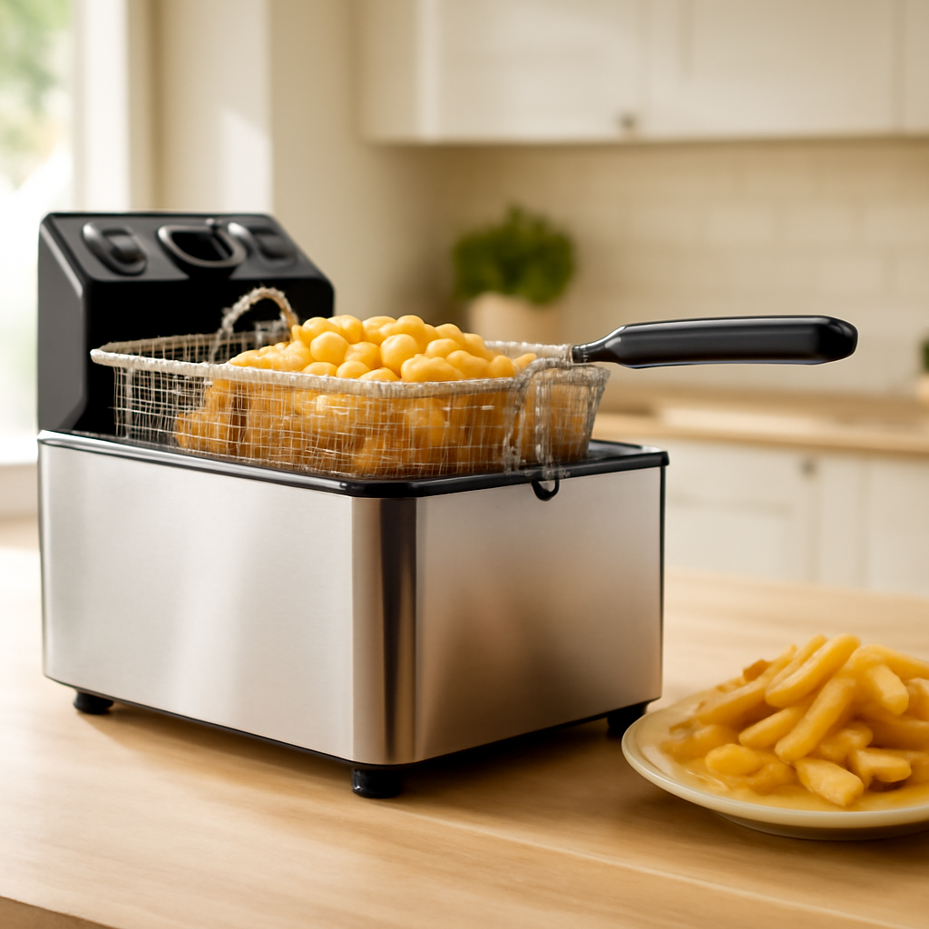 Guide d'achat : quelle friteuse choisir pour vos recettes ? – Utilisation au jardin (IA)