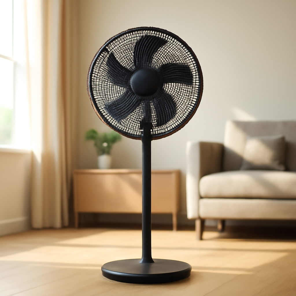 Guide d'achat ventilateur sur pied | VivreCuisine – Utilisation au jardin (IA)